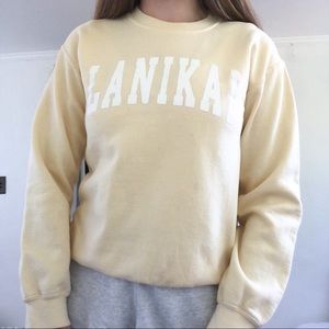 JGalt Yellow Lanikai Crewneck